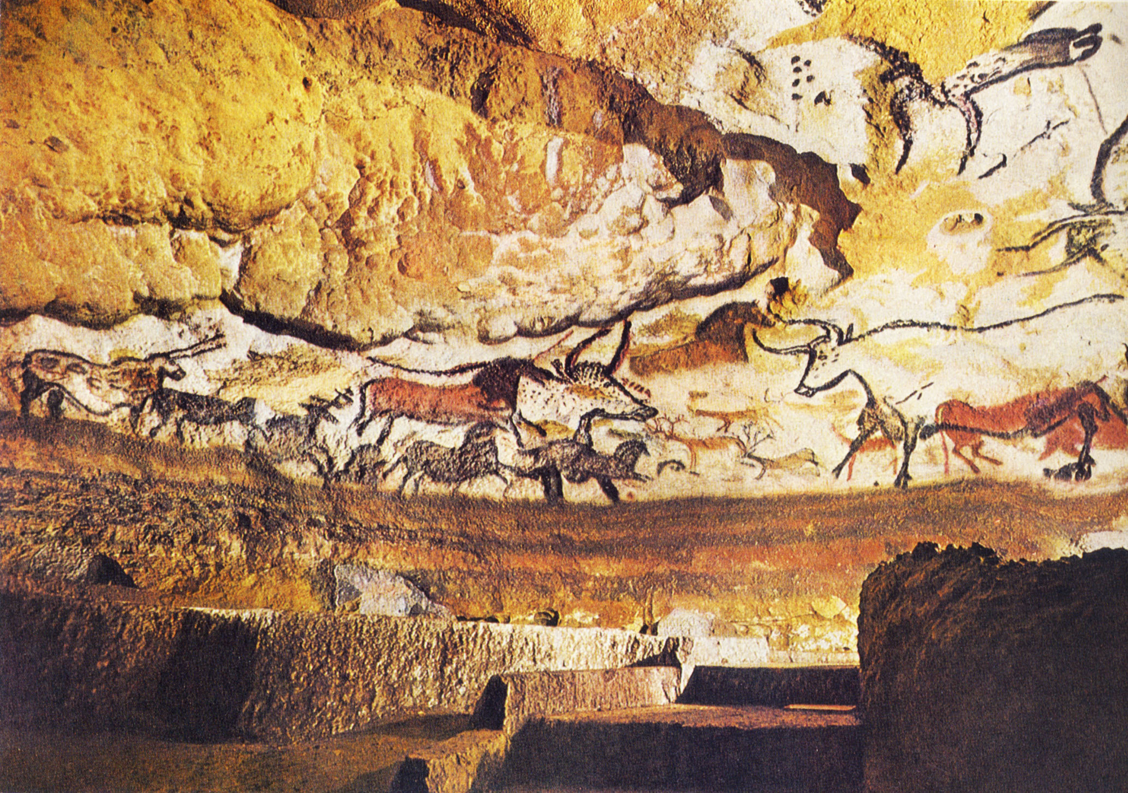 Пещера Ласко зал Быков