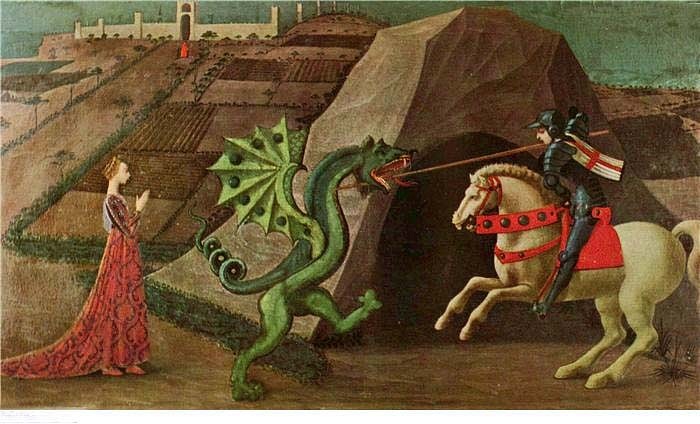 Битва святого Георгия с драконом