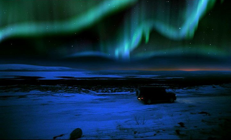 Полярное сияние наблюдается в слое атмосферы. Северное сияние на Гыданском полуострове. Полярные ночи в Гыданского полуострова.