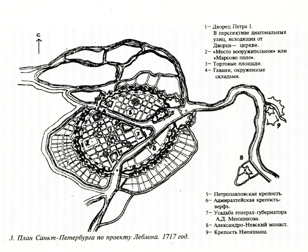 Леблон план петербурга